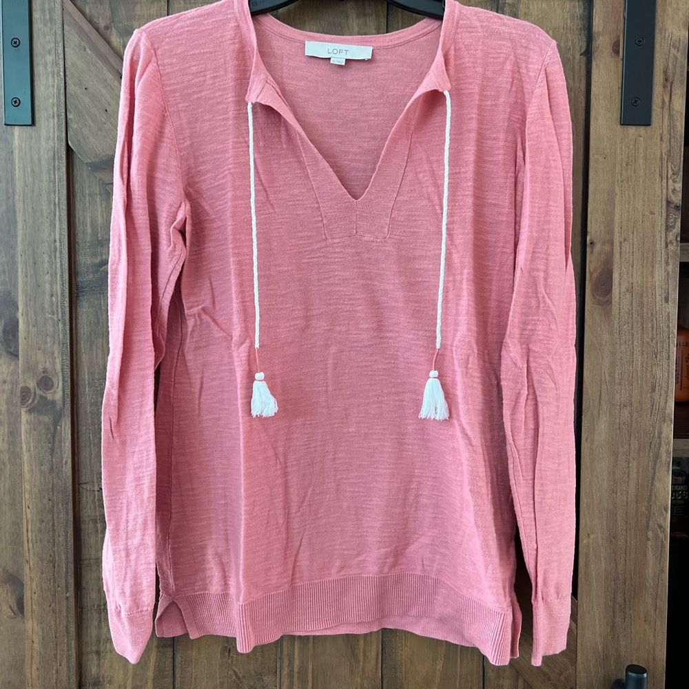 Loft light pull over sweater